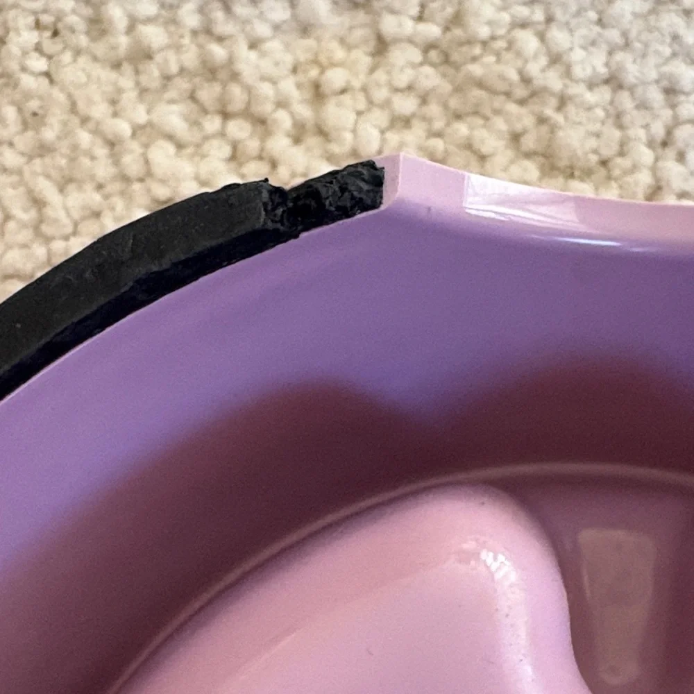 2- Pink Go Slow Anti Gulping Dog /Cat Feeding Bowls
